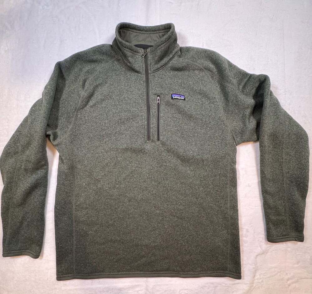 Patagonia Better Sweater 1/4 Zip Pullover Size XXL Green Fleece Jacket